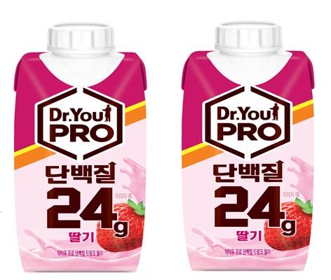 오리온이 신제품 '닥터유PRO 단백질드링크 딸기'를 출시한다고 밝혔다. /사진=오리온