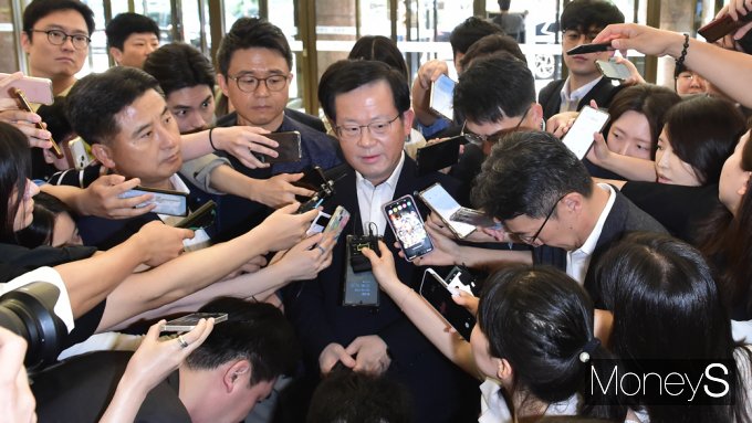 [머니S포토] 우리은행 '100억 횡령' 사고 조병규 