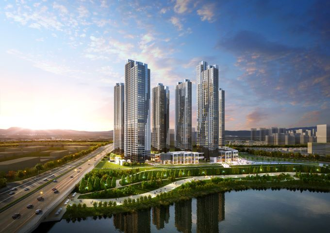 '고양 장항 유보라' 투시도. / 사진제공=반도건설