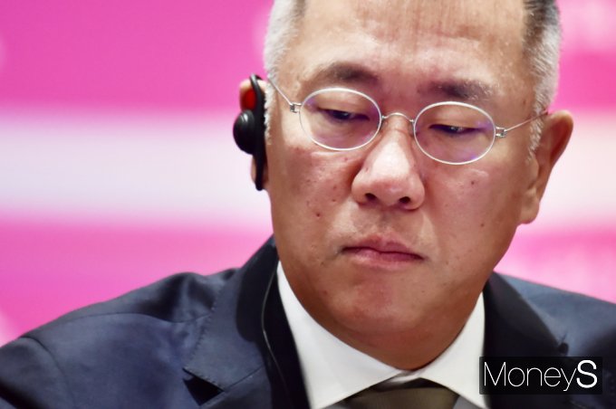  지난해 제4회 한중 기업인 및 전직 정부 고위인사 대화에 참석한 정의선 현대차 회장  /사진=임한별(머니S)