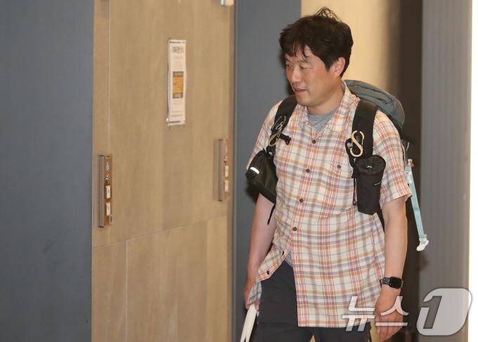[사진] 최창민 비대위원장, 연석회의 참석…