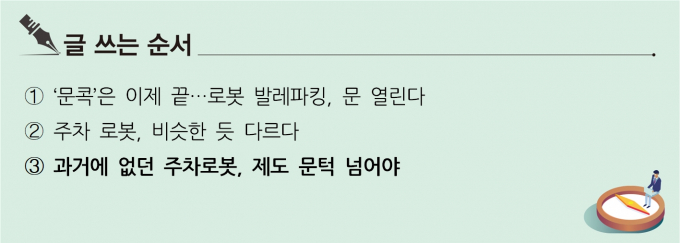 [S리포트] 과거에 없던 주차로봇, 제도 문턱 넘어야