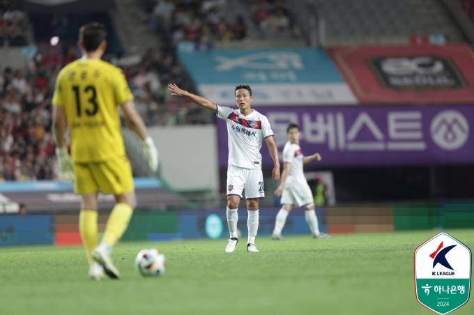 [사진] 그라운드에 복귀한 손준호