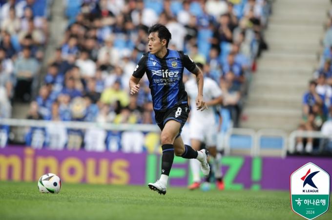 인천 유나이티드 미드필더 신진호(한국프로축구연맹 제공)