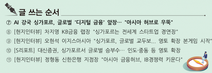 [S리포트] AI 강국 싱가포르, 글로벌 '디지털 금융' 앞장… 