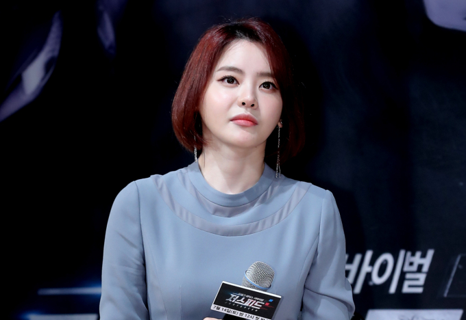 서유리가 최병길 PD와 이혼에 관련해 속내를 털어놨다. 사진은 지난 2018년 7월 서울 종로구 광화문KT 올레스퀘어에서 열린 히스토리 채널 모터스포츠 서바이벌 프로그램 '저스피드' 제작발표회에 참석한 바송인 서유리. /사진=머니투데이