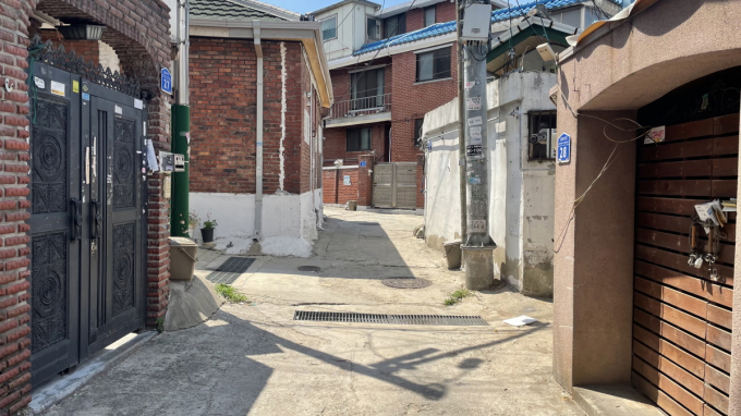 미아2구역 내 주택가 골목. 대부분 오래된 단독주택이나 다세대·다가구주택(빌라) 등이 밀집해 있다. /사진=김노향 기자