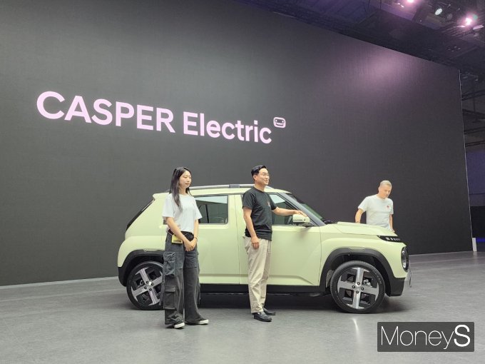 캐스퍼 일렉트릭이 최초 공개됐다. /사진=박찬규 기자