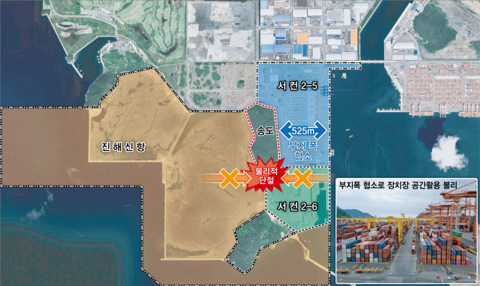 부산항 신항 송도개발사업 위치도/사진=부산항건설사무소