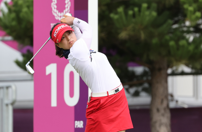 파리 올림픽 골프 종목에 출전할 한국 선수 5명이 확정됐다. 사진은 지난 도쿄 대회에 출전한 고진영. /사진= 뉴스1