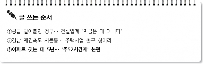 [S리포트] 아파트 짓는 데 5년… '주52시간제' 논란
