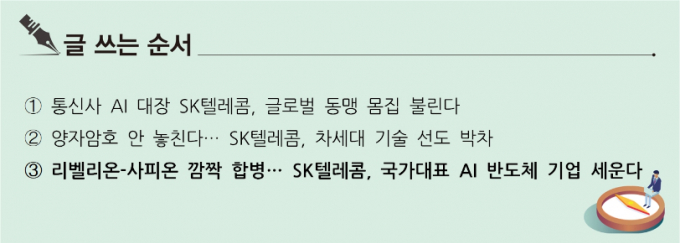 [S리포트]리벨리온-사피온 깜짝 합병… SK텔레콤, 국가대표 AI 반도체 기업 세운다