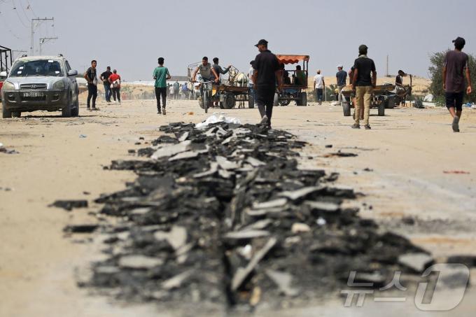 [사진] [포토]이어지는 라파 탈출 행렬