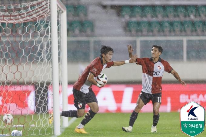 부산 아이파크가 성남FC와 무승부를 거뒀다.(한국프로축구연맹 제공)