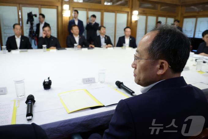 [사진] 당무 복귀한 추경호 원내대표