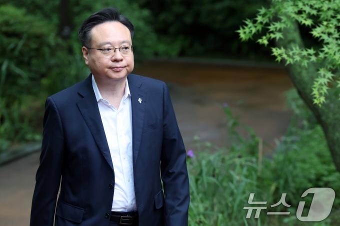 [사진] 고위당정협의회 참석하는 조규홍 장관