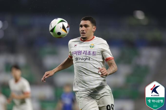 강원FC의 야고. (한국프로축구연맹 제공)