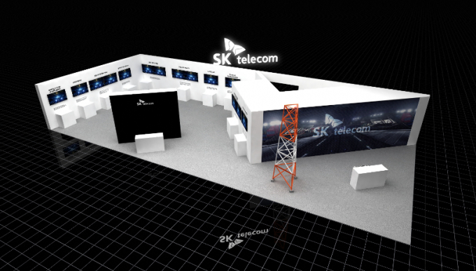 SK텔레콤과 SK브로드밴드, SK오앤에스는 '2024 국제안전보건전시회'에서 인공지능으로 안전한 산업현장을 구현하는 기술을 소개한다. /사진=SK텔레콤