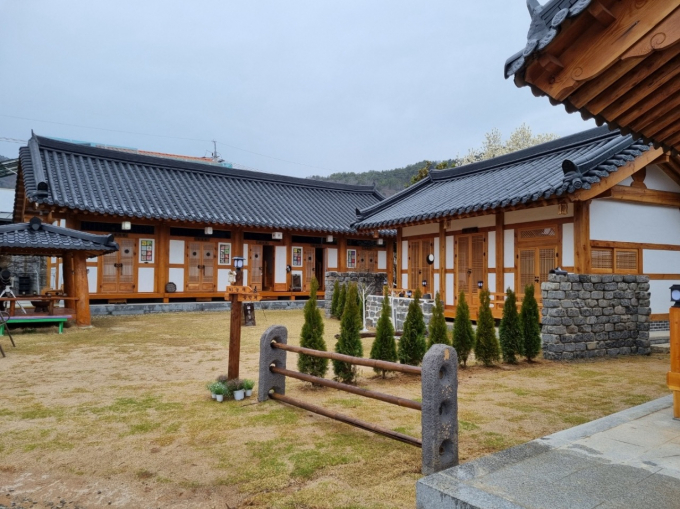 관광 진흥기금을 받아 개축한 나주 한옥체험  숙박업소/ 전남도