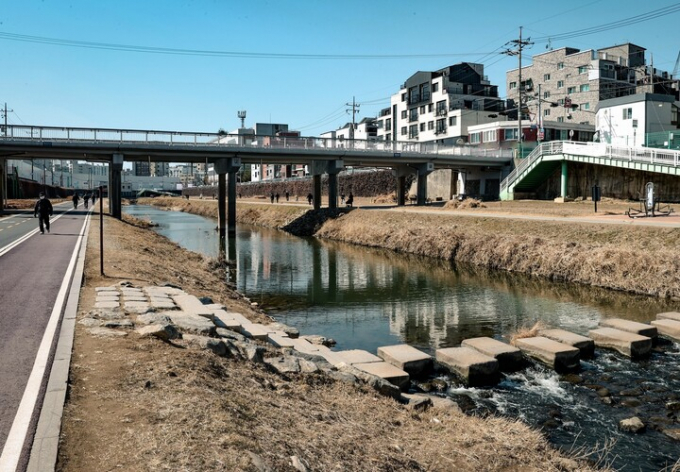 광명시 관할구역 서측을 흐르는 국가하천 목감천. / 사진제공=광명시