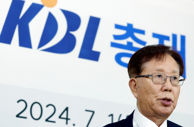 이수광 제11대 KBL 총재가 공식 취임했다. /사진= 뉴시스