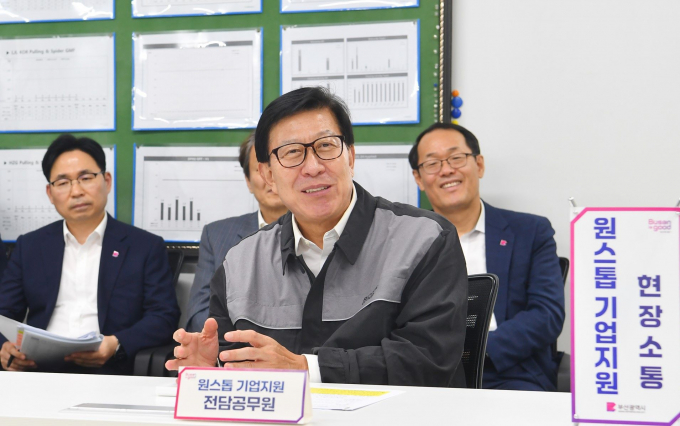 산업현장으로 달려간 박형준 부산시장/사진=부산시