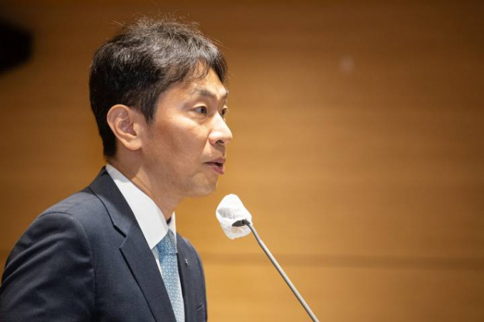 이복현 금융감독원장이 26일 서울 마포구 상장회사회관에서 열린 기업 밸류업을 위한 지배구조 개선 세미나에서 축사를 하고 있다./사진=뉴스1