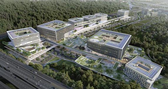 '판교 스타트업플래닛' 기획 디자인 공모전 당선작 건원의 'NEXUS CITY' 사진제공=GH 