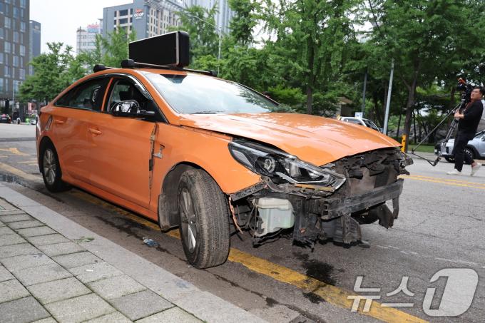 [사진] 국립중앙의료원 돌진한 텍시
