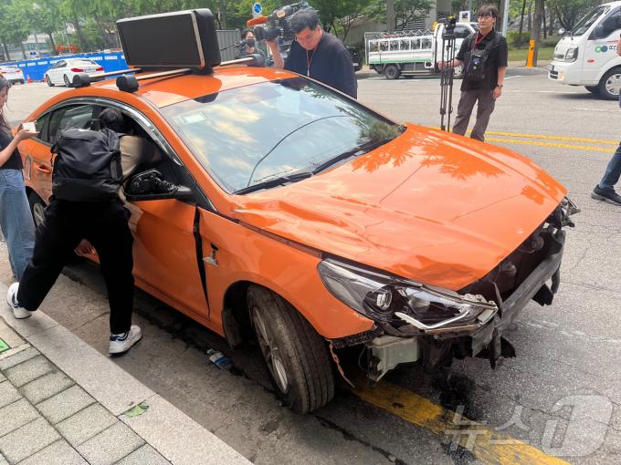 [사진] 또 차량 돌진 사고…국립중앙의료원 보행자 부상
