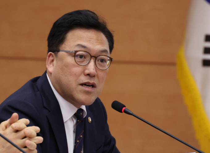 김병환 기획재정부 1차관이 17일 서울 종로구 정부서울청사 별관에서 열린 제5차 디지털플랫폼정부위원회 전체회의에 참석해 발언하고 있다./사진=뉴시스
