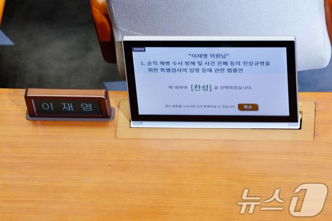 [사진] 찬성 누른 이재명