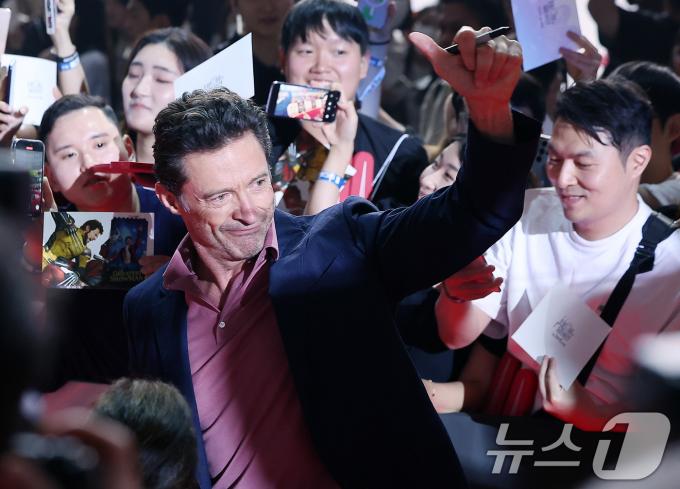 [사진] 휴 잭맨, 한국 팬들 최고야!