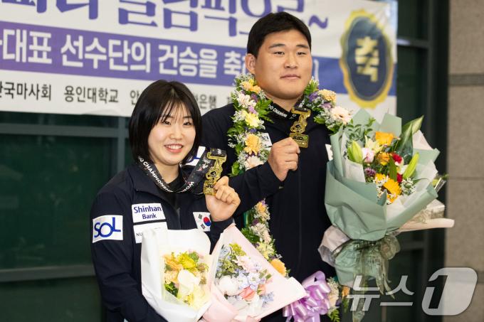 한국 유도 간판 허미미(왼쪽)와 김민종/뉴스1 ⓒ News1 유승관 기자