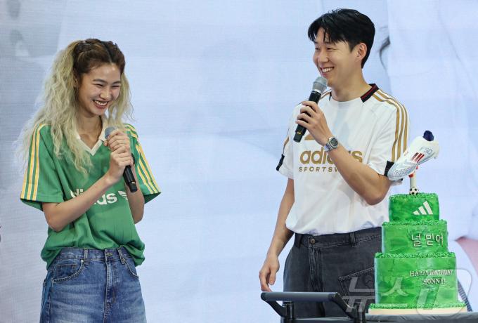 [사진] 손흥민·정호연, 함박미소