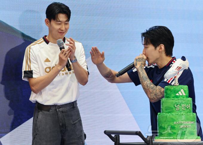 [사진] 박재범, 손흥민은 나와 같은 월클라인!