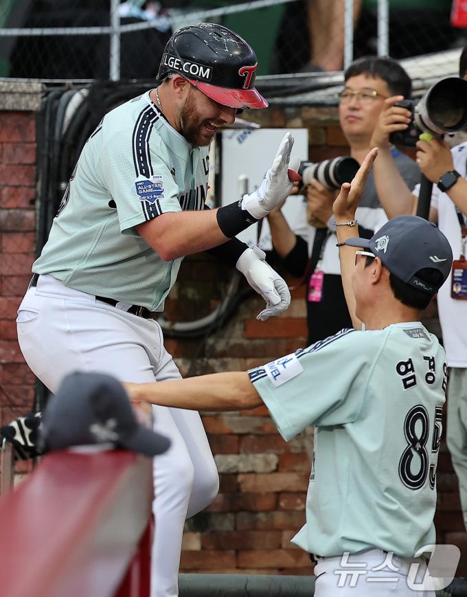 [사진] 오스틴, 감독님 저 MVP 받을 수 있겠죠?