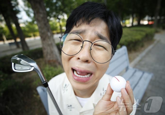 [사진] 홍인규, 골프계의 유재석