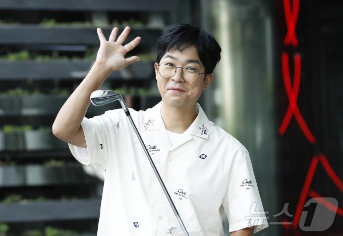 [사진] 홍인규, 골프계의 유재석 인사드려요