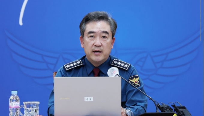 경찰이 교통안전사고와 관련한 방지 대책을 밝혔다. 사진은 지난 4월4일 서대문구 경찰청에서 열린 제22대 국회의원 선거 대비 전국 지휘부 화상회의에서 발언하는 윤희근 경찰청장. /사진=뉴시스 