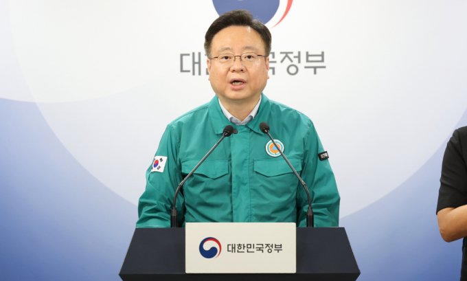 조규홍 보건복지부 장관이 8일 브리핑을 통해 집단행동 전공의에 대한 행정처분을 철회할 방침이라고 밝혔다. /사진=뉴스1