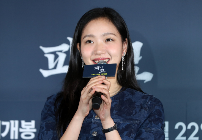 배우 김고은이 '삼시세끼 어촌편6'의 첫 게스트로 등장할지 관심이 모인다. 사진은 지난 2월 서울 강남구 메가박스 코엑스에서 열린 영화 '파묘'(감독 장재현) 언론시사회에 참석한 배우 김고은. /사진=뉴시스