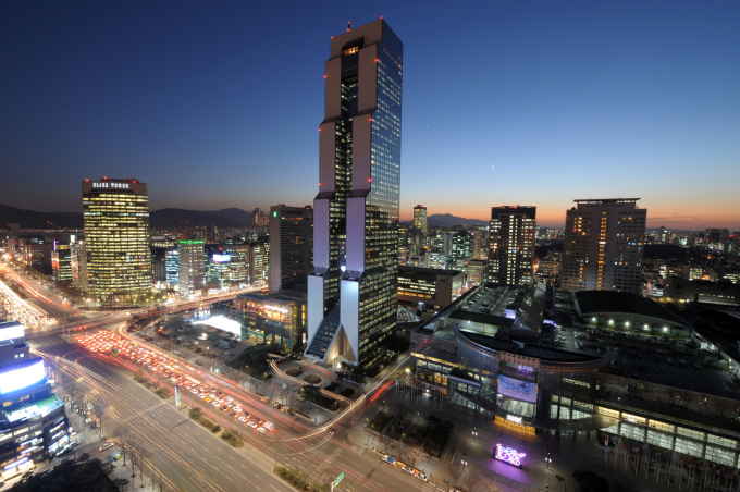 지난 5월 기준 서울 오피스빌딩 거래량이 올 들어 최저를 나타냈다. 사진은 서울 삼성동 일대 오피스 밀집 지역. /사진=뉴스1