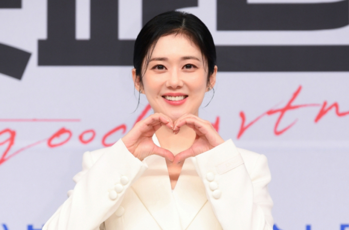 배우 장나라가 신랑을 만나게 해준 SBS에 고마움을 표했다. 사진은 10일 서울 양천구 목동 SBS 홀에서 열린 '굿파트너' 제작발표회에 참석한 배우 장나라. /사진=SBS 제공