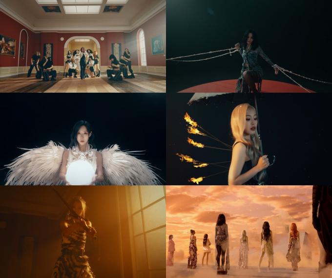 드림캐쳐 '저스티스' 뮤직비디오 갈무리