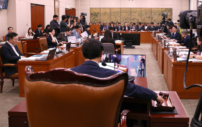 지난 8일 오전 서울 여의도 국회에서 열린 문화체육관광위원 전체회의. /사진=뉴스1