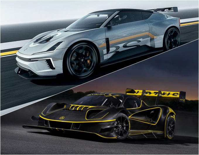 (위)폴스타, 콘셉트 BST, (아래) 로터스, 에바이야 X /사진=각사