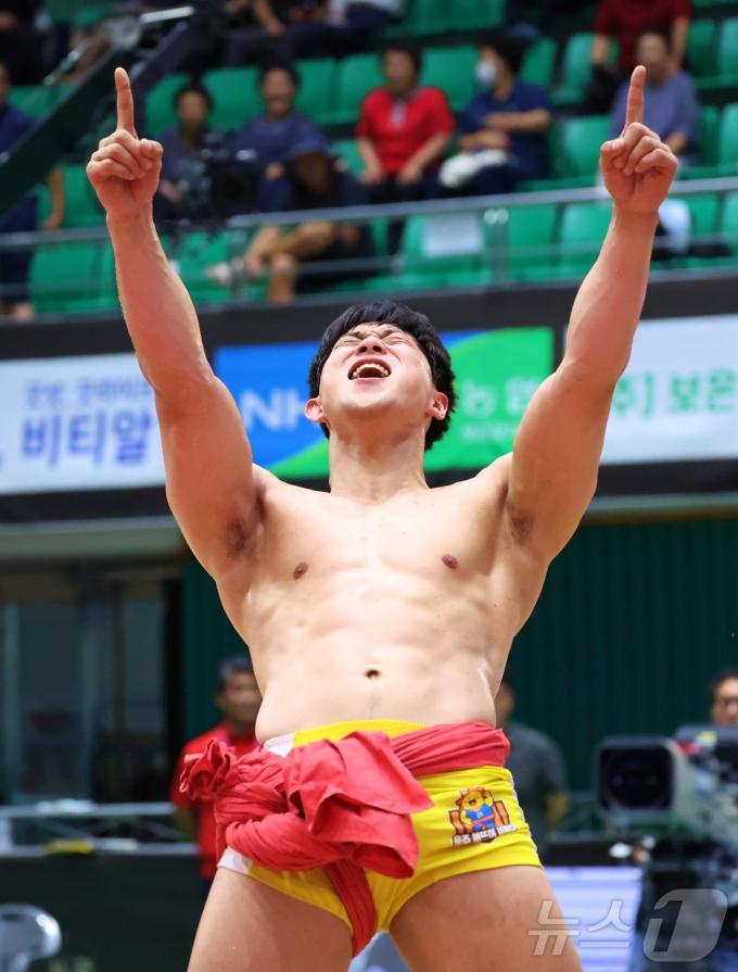 [사진] '금강장사' 노범수, 기쁨의 포효