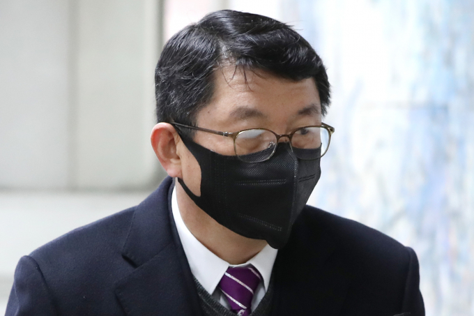세월호 참사 당시 구조 필요 의무를 다하지 않아 재판을 받았던 박근혜 정부 해양경찰청 지휘부가 무죄 확정으로 형사보상금을 받는다. 사진은 김석균 전 해양경찰청장이 지난 2021년 2월15일 서울 서초구 서울중앙지방법원에서 열리는 업무상과실치사 등 1심 선고 공판에 출석하는 모습. /사진=머니투데이
