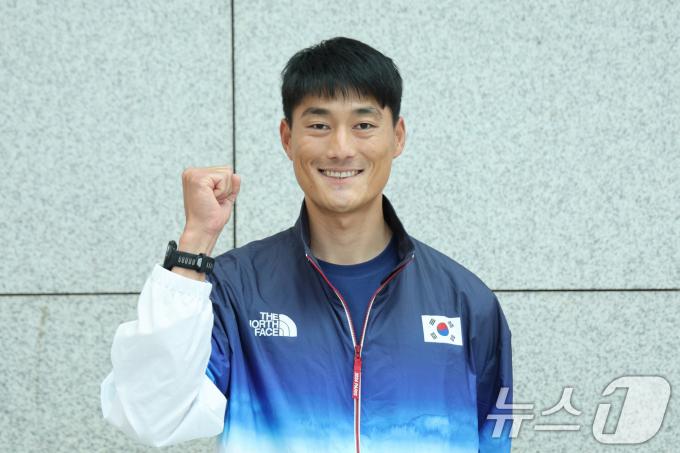 [사진] 하지민 '파리올림픽 해양 스포츠 메달 기대하세요'